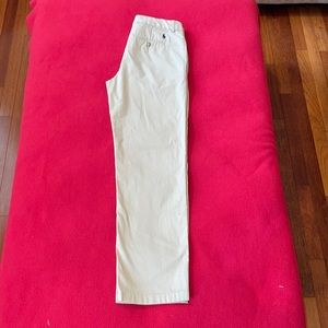 Polo Ralph lauren chino pants beige size 14 excellent condition worn once